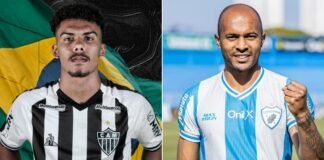 Santa Cruz contrata o lateral-direito Hamilton, ex-Atlético-MG, e o atacante Quirino, ex-Londrina
