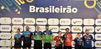 Amip Tênis de Mesa conquista medalhas de ouro, prata e bronze no Brasileirão de inverno em São Paulo