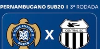 10h deste sábado (29): Porto x Central no Lacerdão pelo Pernambucano Sub-20