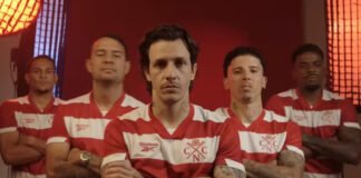 Náutico anuncia terceiro uniforme para a temporada com listras horizontais